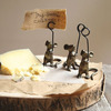 Cast Iron Mice Card Holders