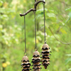 Cast Iron Triple Pine Cone Wind Chime