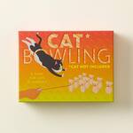 Cat Bowling Game - 10 Wooden Pins and Laser Pointer - Cat Not Included