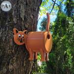 Cat Butt Birdhouse