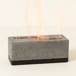 Cement Tabletop Fireplace - Fueled by Rubbing Alcohol