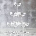 Champagne Tower of Coupe Glasses