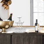 Champagne Tower of Coupe Glasses