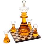 Chess Wine and Whiskey Decanter