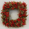 Chili Pepper Square Wreath