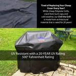 Chill The Grill - High Temperature Silicone-Coated Grill Cover