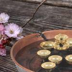 Chiming Water Bell Fountain - Copper Bowl and Solid Brass Bells