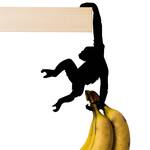 Chimp Balance Hanger - Holds Up Bananas, Jackets, Bags, and More
