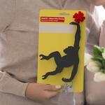 Chimp Balance Hanger - Holds Up Bananas, Jackets, Bags, and More