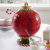 Christmas Ornament Serving Bowl w/ Candy Cane Ladle