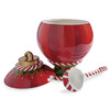 Christmas Ornament Serving Bowl w/ Candy Cane Ladle