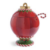 Christmas Ornament Serving Bowl w/ Candy Cane Ladle