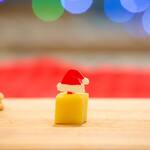 Christmas Party Food Pick Holiday Hats: Santa, Elf, Reindeer, Snowman