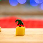 Christmas Party Food Pick Holiday Hats: Santa, Elf, Reindeer, Snowman