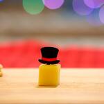 Christmas Party Food Pick Holiday Hats: Santa, Elf, Reindeer, Snowman