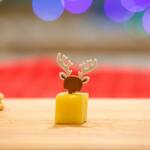 Christmas Party Food Pick Holiday Hats: Santa, Elf, Reindeer, Snowman