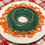 Christmas Vacation Aunt Bethany's Jello Mold with Cat Food Topping