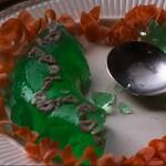 Christmas Vacation Aunt Bethany's Jello Mold with Cat Food Topping