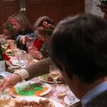 Christmas Vacation Aunt Bethany's Jello Mold with Cat Food Topping
