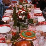 Christmas Vacation Aunt Bethany's Jello Mold with Cat Food Topping