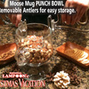 Christmas Vacation Moose Punch Bowl and Moose Mug Set