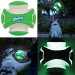 Chuckit! Kick Fetch Max Glow - Large Glow-in-the-Dark Dog Fetch Ball