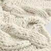 Chunky Cable Knit Sweater Table Runner