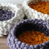 Chunky Knit Cat Bed