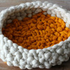 Chunky Knit Cat Bed