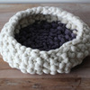 Chunky Knit Cat Bed