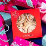 Cinnabon Cinnamon Roll-Scented Holiday Wrapping Paper