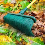 Claw Broom - Curved Bristle Push and Pull Broom / Rake