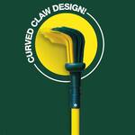 Claw Broom - Curved Bristle Push and Pull Broom / Rake
