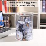 Clear Piggy Bank For Adults - Break to Open!