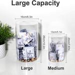 Clear Piggy Bank For Adults - Break to Open!