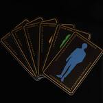 Clue: Murder at the Winery Game with Etched Bottle of Red Wine