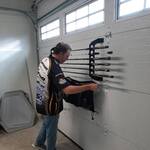 Cobra Garage Door Storage Rack - Holds Fishing Rods, Brooms, and More!