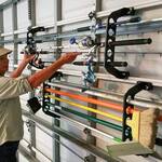 Cobra Garage Door Storage Rack - Holds Fishing Rods, Brooms, and More!