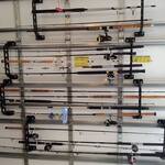 Cobra Garage Door Storage Rack - Holds Fishing Rods, Brooms, and More!