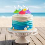 Cocktail Umbrella Party Candles