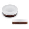 Coco's China - Walnut and White Porcelain Pet Dish