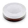 Coco's China - Walnut and White Porcelain Pet Dish
