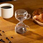 Coffee Break Sand Timer - Coffee-Colored Sand / Glass Coffee Cub Bulbs
