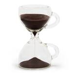 Coffee Break Sand Timer - Coffee-Colored Sand / Glass Coffee Cub Bulbs