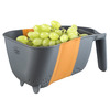 Collapsible Hands-Free Silicone Colander / Strainer