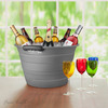 Collapsible Silicone Beverage Bin