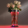 Color Adjusting Illuminated Vase - 300 Different Colors