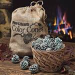 Color Cones - Pine Cones That Create Blue and Green Fireplace Flames