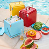 Colorful Vintage-Style Coolers
