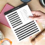 Concealed Cookbook Kitchen Scale